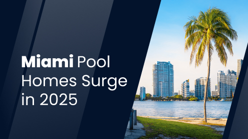 Miami Pool Homes Surge: 62% Listings Riding High!